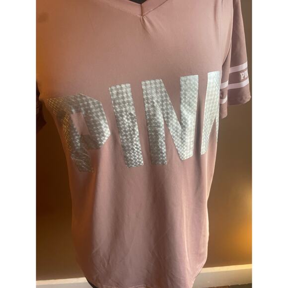 Women's Large Pink V Neck Top Unknown Brand GUC - Picture 4 of 7